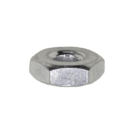 Auveco 10-24 Hex Machine Screw Nut Zinc, 100PK 730