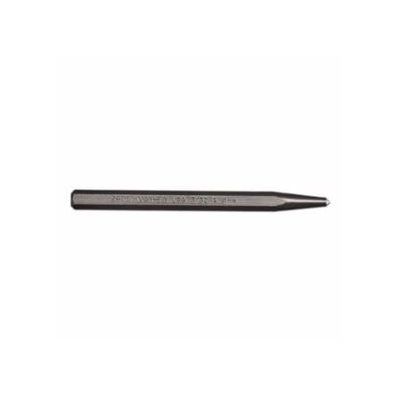 Mayhew Center Punch - Full Finish, 4-1/2 in, 5/32 in tip, Alloy Steel 479-24001