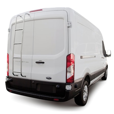 Surco LADDER Non-Slip Tubular; 4 Rungs; Electro-Polished; Silver; Stainless Steel; Over The Door Hooks 093TS