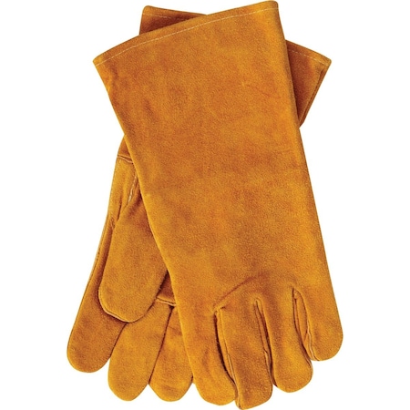 Home Impressions Mens 1 Size Fits All Leather Hearth Glove MST69L-R