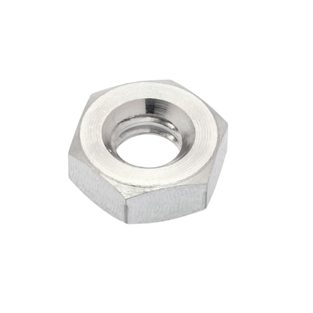 Ampg Jam Hex Nut, 3/8" -16 Size, Alum, PK5, Plain, 5 PK NUT70138C