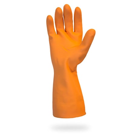 Safety Zone Flock Lined Neoprene Latex Blend 28 mil Gloves - Orange, XL - 12 Pairs GRFO-XL-1SF