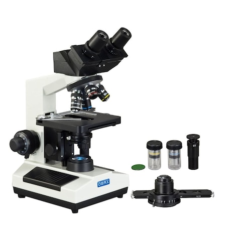 Amscope 40X-2000X 3MP Digital Integrated Microscope w/LED Illumination + 2-lens Plan Phase-contrast Darkfie MD827S30L-PHC2