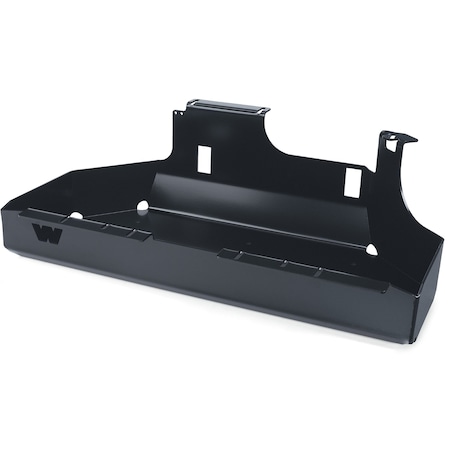 Warn Skid Plate Body Armor Fuel Tank Plate; Powder Coated; Black; Steel 67820