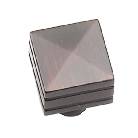 Laurey 0.88 in. Square Knob Oil Rubbed Bronze 23266