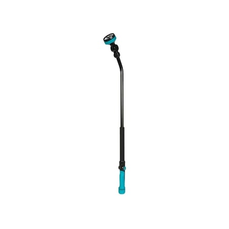 Gilmour Watering Wand, Swivel Inlet, 5 -Spray Pattern, Articulated, Plastic, Black/Blue, 34 in L Wand 820522-1001