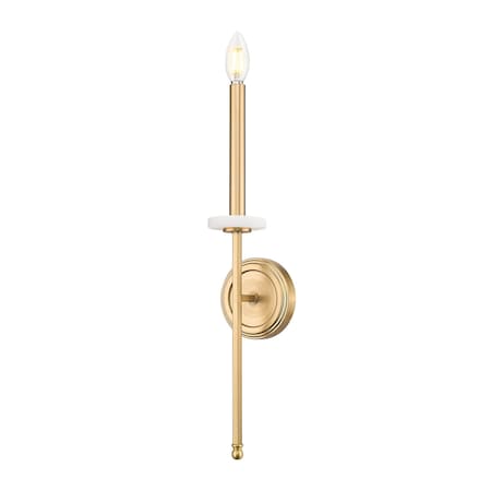 Z-Lite Gaultier  Modern Gold 1 Light Wall Sconce 6100-1S-MGLD