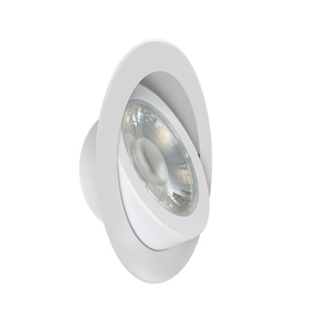 Feit Electric LED Downlight, 11 W, 120 V, LED Lamp, AluminumPlastic, White, Frost LEDR4XT/ADJ/6WYCA