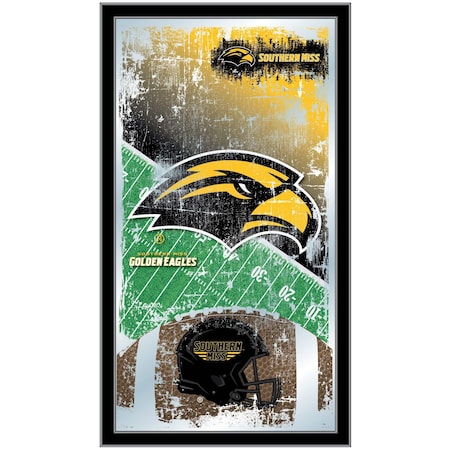 Holland Bar Stool Co Southern Miss 15" x 26" Football Mirror MFtblSouMis