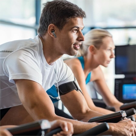 Morpheus 360 Nemesis Wireless Noise Cancelling Earbuds Bluetooth Headphones with 4 Microphones 30-Hour TW2750B