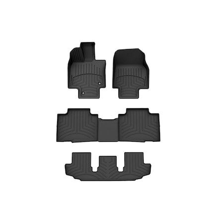 Weathertech Black, Front and Rear and Rear FloorLiner HP 441609-1-2-3IM