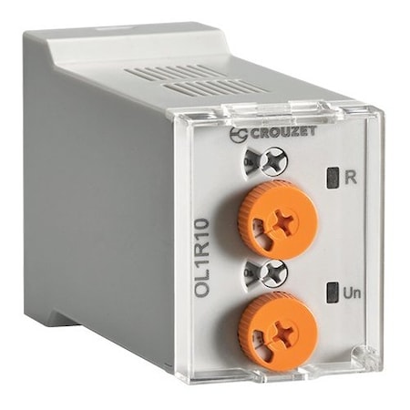 Crouzet Syr-Line Plug-In Timer OL1R, 12-240 VAC/DC, 1 C/O, 10 A, 0.5 - 10 days, 35 mm, 5PK OL1R10MV1