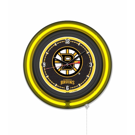 Holland Bar Stool Boston Bruins 15 Double Neon Wall Clock Clk15BK