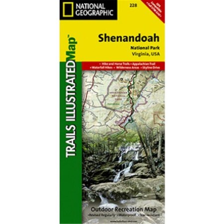 National Geographic Map Of Shenandoah National Park - Virginia NA379243