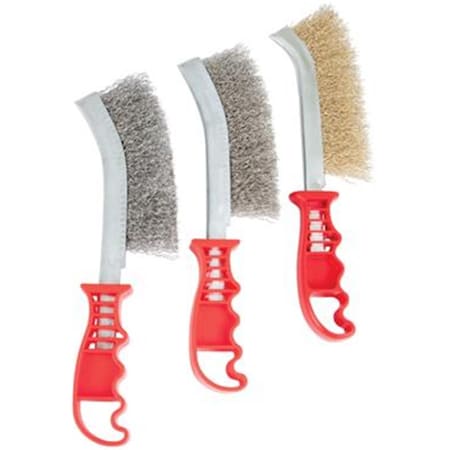 Superjock W4990 Wire Brush Set - 3 Piece SU3020514