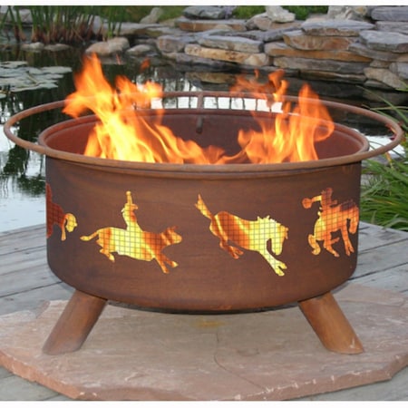 Patina Products F104 3" Natural Rust Western Fire Pit F104