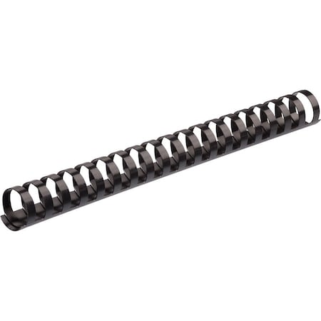 Fellowes BINDING COMBS PLASTIC - BLACK 3/4IN 100P 52367