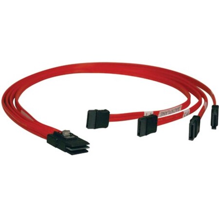Tripp Lite Internal SAS Cable, Mini-SAS, 4xSatA, 18" S508-18N