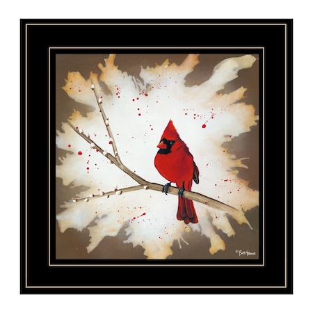 Homeroots Weathered Friends 2 Black Framed Print Wall Art 404330
