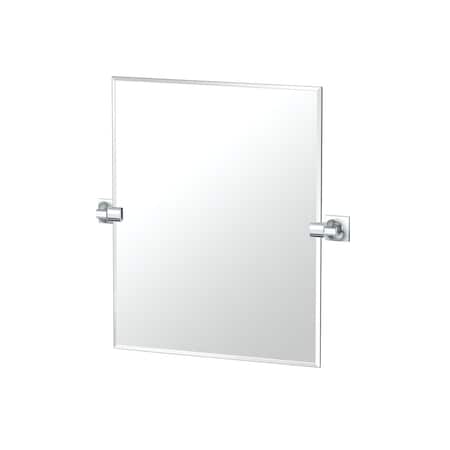 Gatco Waterline 24" Frameless Rectangle Mirror, Chrome 5589SM