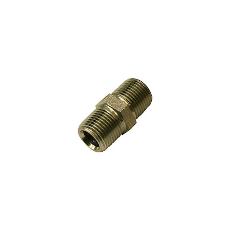 Apache 3/8 In. Male Pipe x 3/8 In. Male Pipe Hydraulic Hose Adapter 39035446