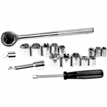 Performance Tool 60pc 1/4 & 3/8 Dr Skt Set w/ W1168