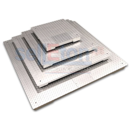 Selleton Scales USE Made Aluminum Floor Scale, NTEP Certified, 3 ft x 3 ft, 1000 lb x .2 SL-900-USA-AL-3X3-1K