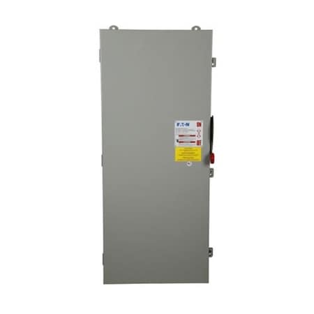 Eaton Safety Switch, Nonfusible, NEMA 12, Steel DH366UDK