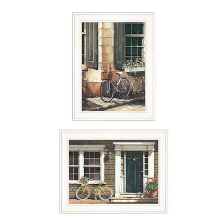Set Of Two A Picnic Getaway 1 White Framed Print Wall Art, 2PK