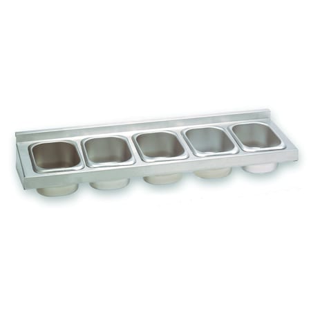 Advance Tabco Prestige Condiment Rack, includes: 5 plastic removable cups, for 24 in. models PRA-2405