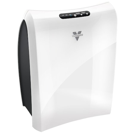 Vornado Air Purifier, HEPA Filter, 03 um, 220 sqft Coverage Area, White AC1-0038-43