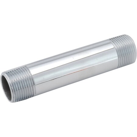 Anderson Metals 1/2'' MIP x 3'' Brass Chrome Nipple 38310-0830