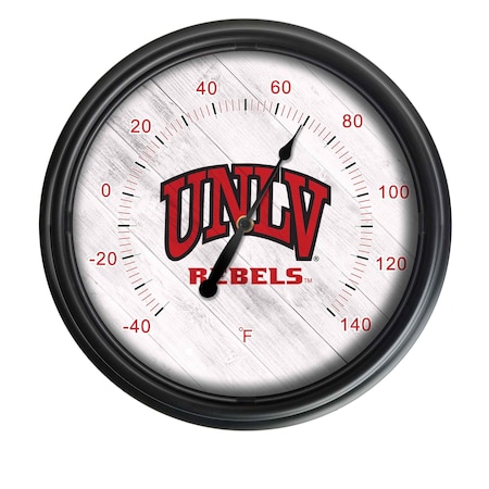 Holland Bar Stool Co University of Nevada Las Vegas Indoor/Outdoor LED Thermometer ODThrm14BK-08UNevLV