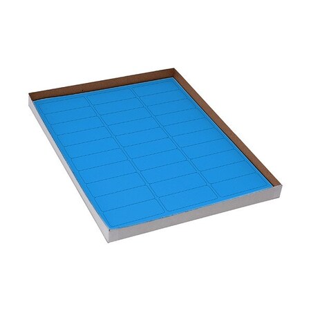 Zoro Select Cyro Label, Blue, Polypropylene, PK20 GRAING-C111