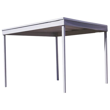 Arrow 10 x 10 x 8 ft Cool Grey Freestanding Carport/Patio Cover CP1010