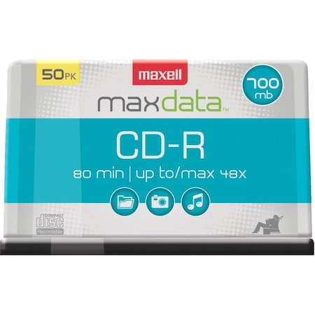 Maxell Digital 700MB 80-Minute CD-R 50pcs Spindle 623251/648250