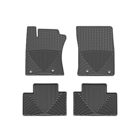 Weathertech Black, Front and Rear All Weather Floor Mats WTCB307136
