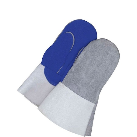 Bdg Welding Gloves, Gray Cowhide, OS, PR 64-1-666B-F