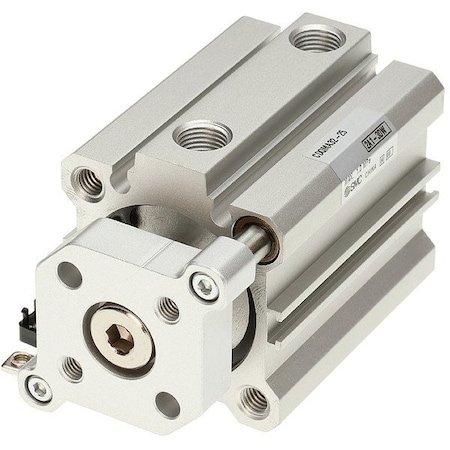 Smc Compact Guide Rod Cylinder, CQM CDQMA32-25
