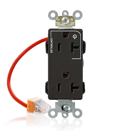 Leviton PlugsandReceptacles, 20A, 125VAC, Blk, Nylon M1636-1CE