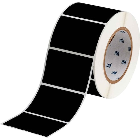 Brady Weather Resistant Polyester Outdoor Labels 2 in H x 3 in W Black 1000/RL THT-19-8591-1-BK