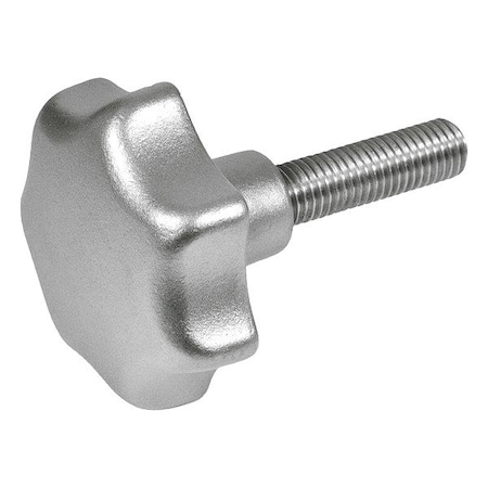 J.W. Winco Stainless Steel, Star Hand Knobs 6336.5-ES-40-M8-20