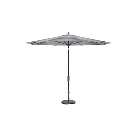 Treasure Garden 11 ft Patio Umbella, aluminum, fiberglass ribs, outdoor, Novella Nero Stripe UM841-09 7961 Novella Nero Stripe