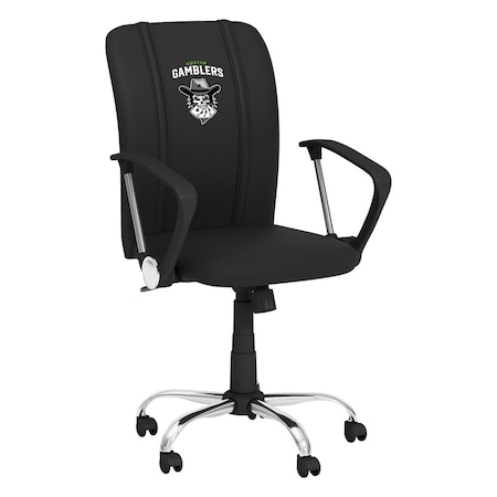 Dreamseat Curve Task Chair with Austin Gamblers Primary Logo XZOCCURVE-PSPBR0015