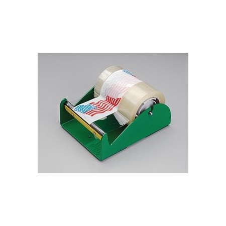 Nifty Products Tape Dispenser, 6 in Max. Tape Width, Metal, Green D56HD