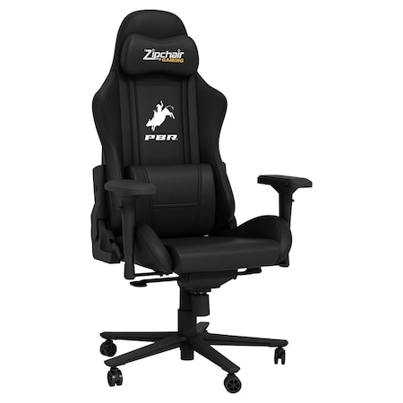 Dreamseat Xpression Pro Gaming Chair with Professional Bull Riders Silhouette Logo XZXPPRO032-PSPBR0004A