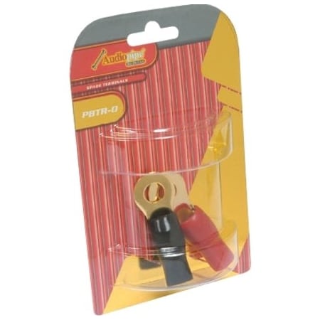 Audiopipe 0 Gauge Ring Terminals, 2PK PBTR0