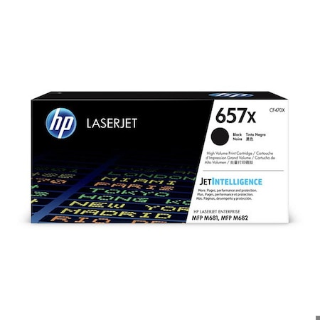 Hp 657X High Yield Black Original LaserJet Toner Cartridge, 28,000 Yield CF470X