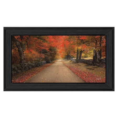 Homeroots October Lane Black Framed Print Wall Art 405540