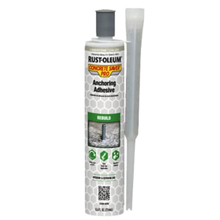 Rust-Oleum Structural Anchoring Adhesive, 8.6 fl oz Container Size Cartridge, Includes Nozzle 392526